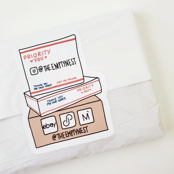 LB023 Custom Poshmark Package Stickers Add Any Business/Closet Info [Price Firm] - Picture 3 of 10
